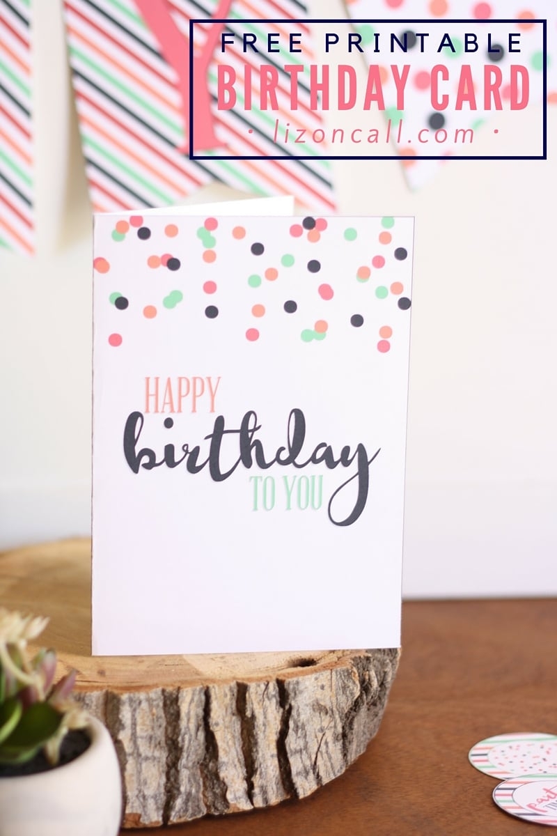 Free Printable Birthday Card And A Giveaway Free Printable Birthday Card And A Giveaway
