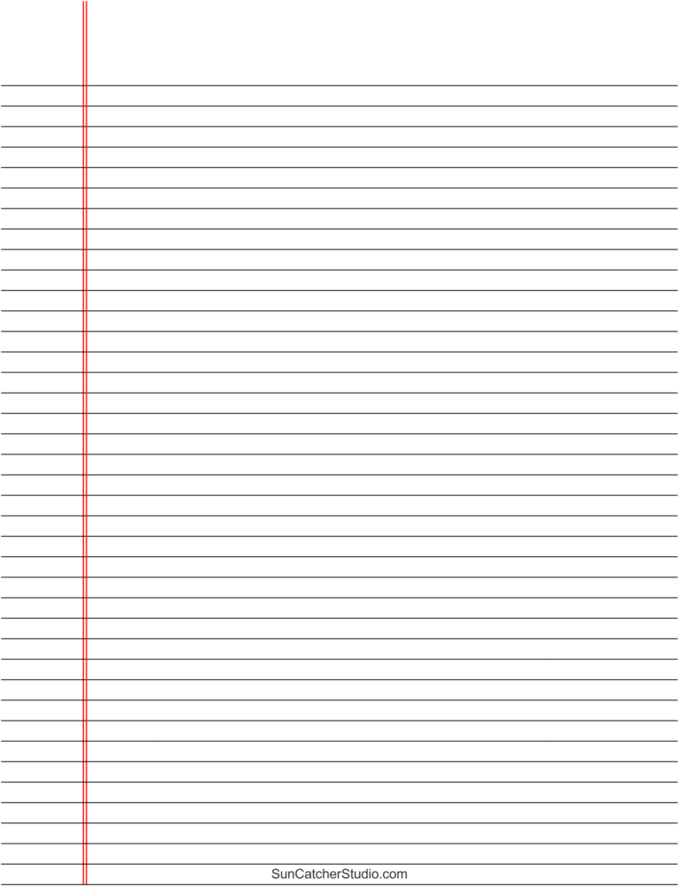 Free Printable Lined Paper Handwriting Notebook Templates Free Printables Lettering SVG Files Tools Apps