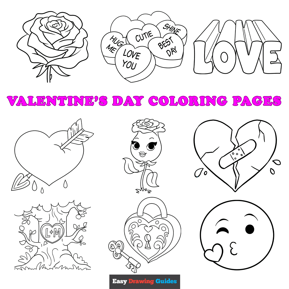 Free Printable Valentine s Day Coloring Pages For Kids