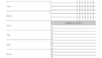 Free Printable Weekly Planner