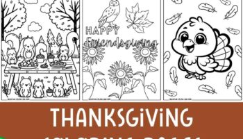 Free Thanksgiving Coloring Pages