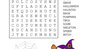 Halloween Word Search Free Printable Puzzles Free Printables Lettering SVG Files Tools Apps