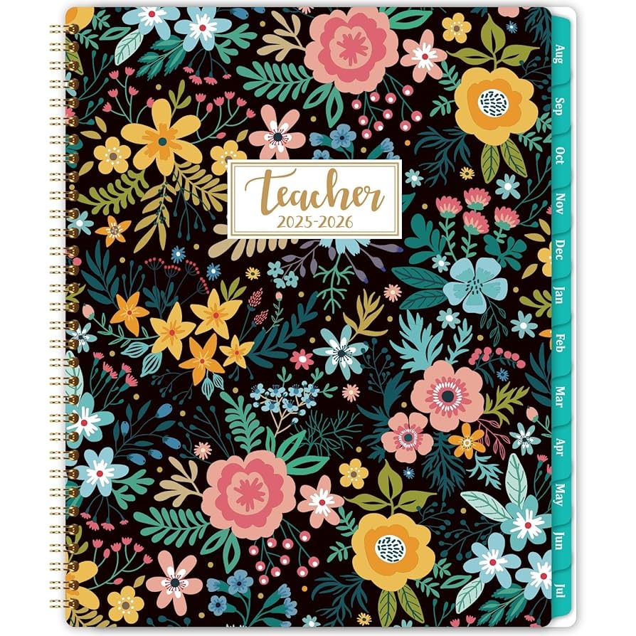 Happy Planner Teacher 2025 2026 Teacher Planner 2025 2026 Academic Year Weekly Monthly Lesson Organizer With Twin Wire Binding Lesson Planner
