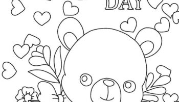 Happy Valentine s Day Coloring Pages For Kids