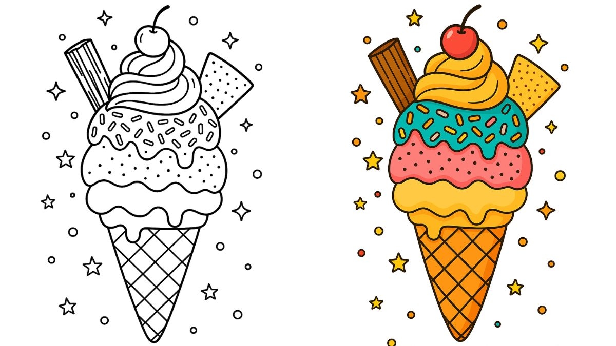 Ice Cream Coloring Pages 52 Free Printable PDFs Ice Cream Coloring Pages 52 Free Printable PDFs