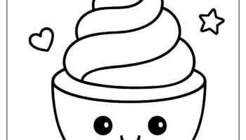 Ice Cream Coloring Pages Free PDF To Download And Print