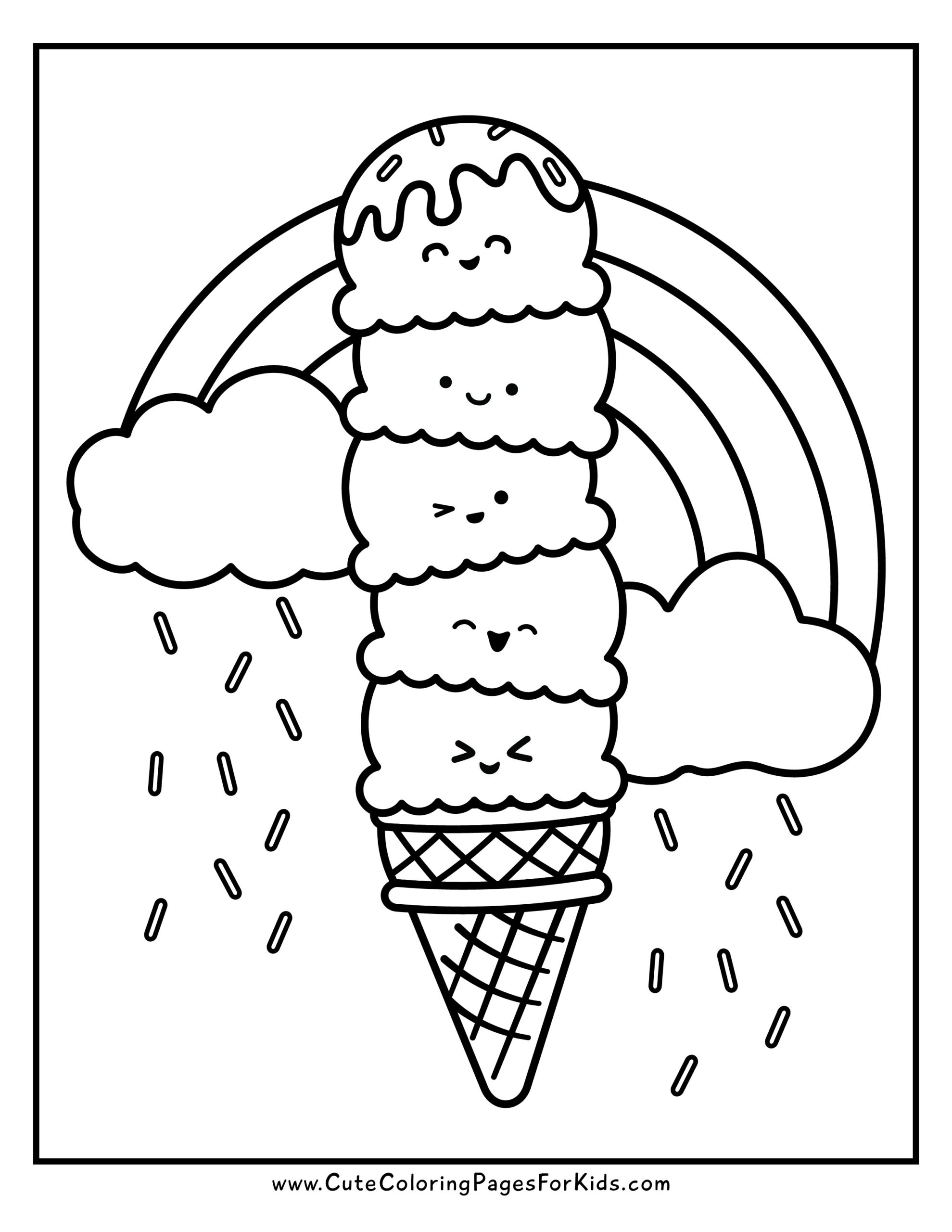 coloring pages for ice cream coloring pages for ice cream