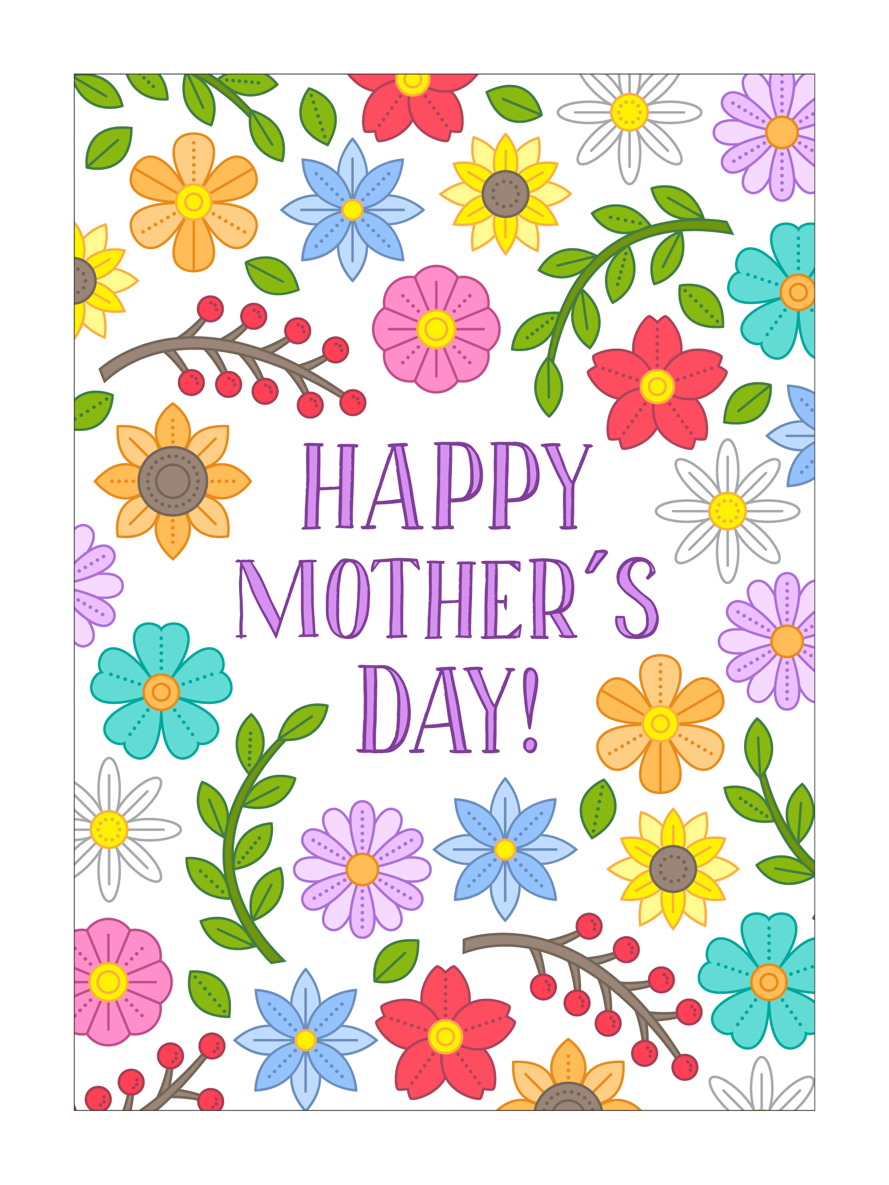 Mother s Day Card Clipart Free Printables