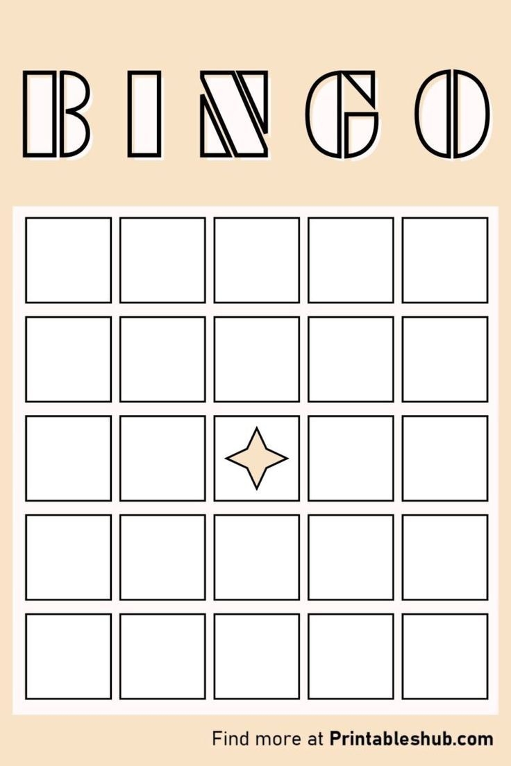 blank bingo card template blank bingo card template