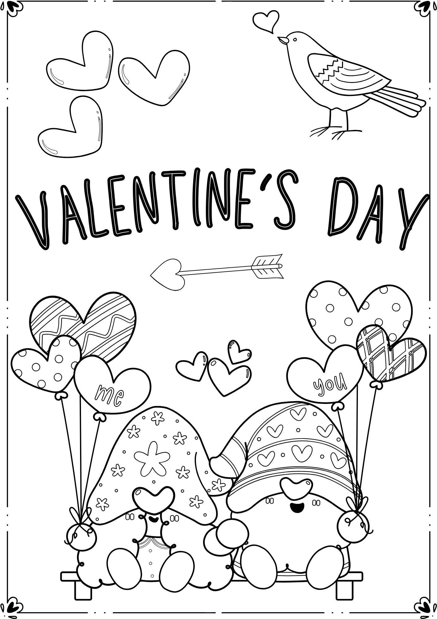 Printable Valentine s Day Coloring Pages Payhip