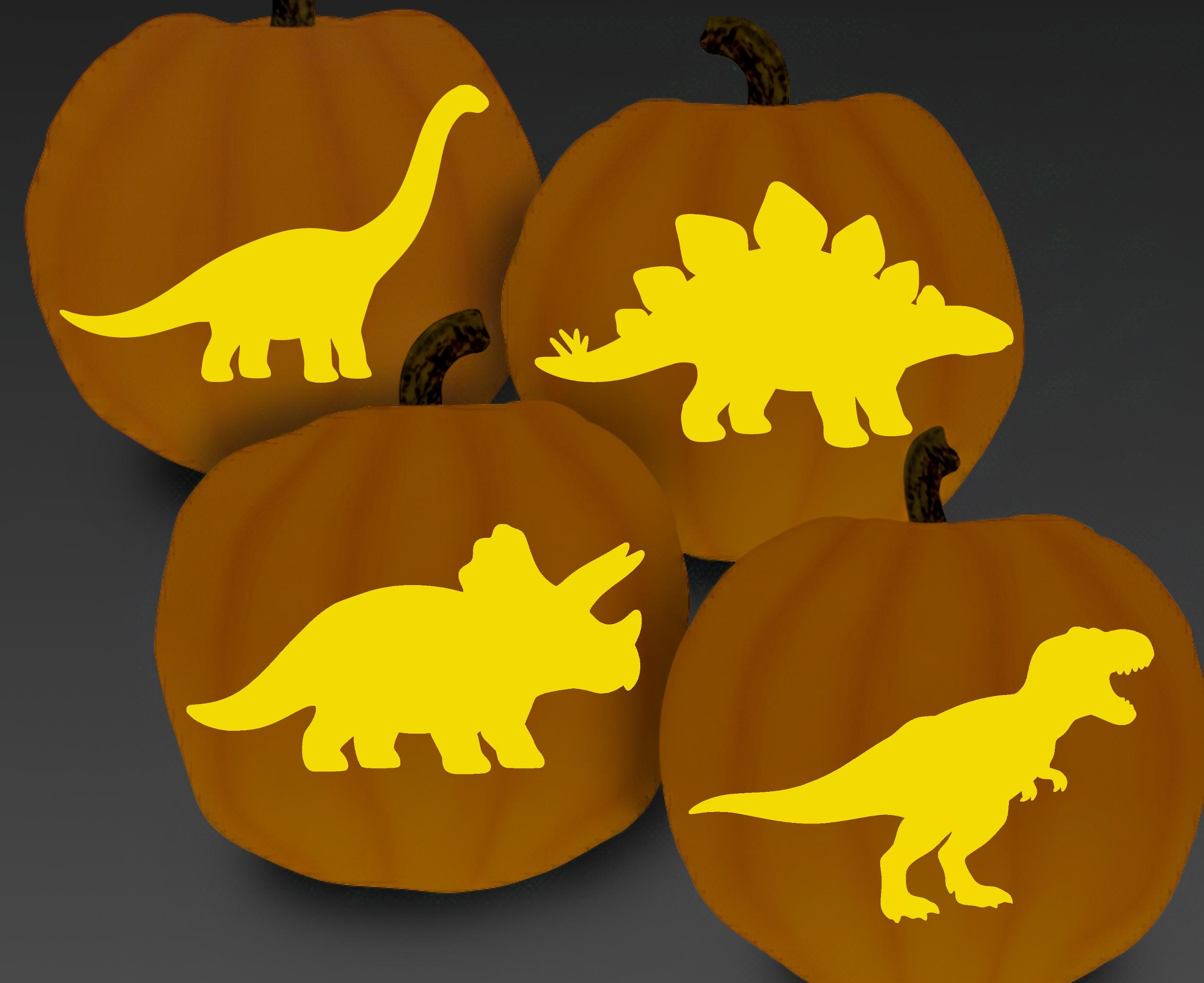 Pumpkin Carving Stencil Dinosaurs PDF Etsy Israel Pumpkin Carving Stencil Dinosaurs PDF Etsy Israel