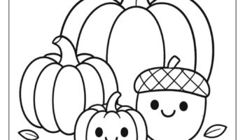 Pumpkin Coloring Pages Free Printables