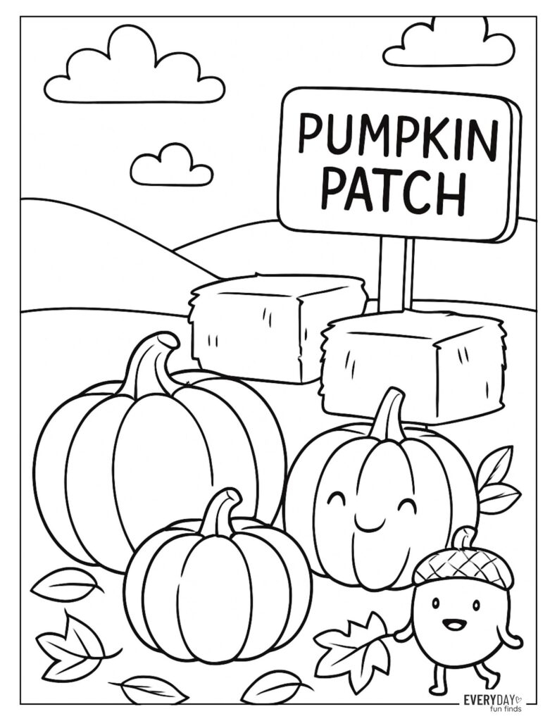 Pumpkin Coloring Pages Free Printables