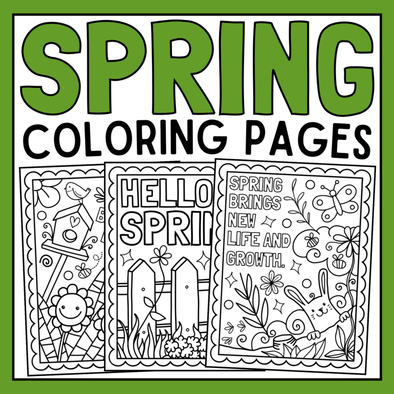 Spring Coloring Pages Spring Coloring Sheets Spring Break Coloring Pages Made By Teachers