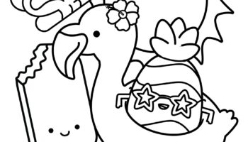 Summer Coloring Pages 10 Free Printable PDF Downloads Cute Coloring Pages For Kids