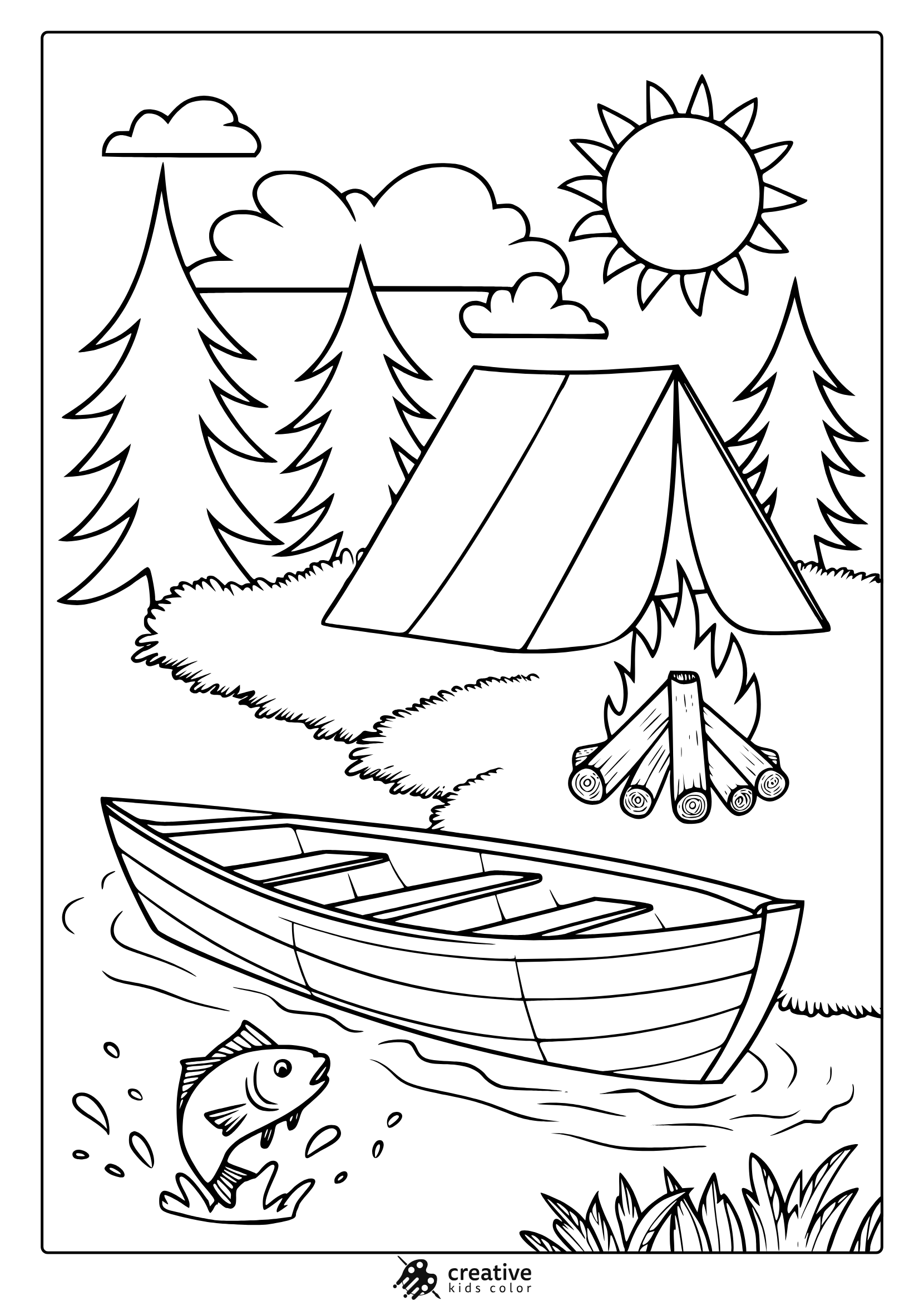 Summer Coloring Pages 20 Free Printable PDF 