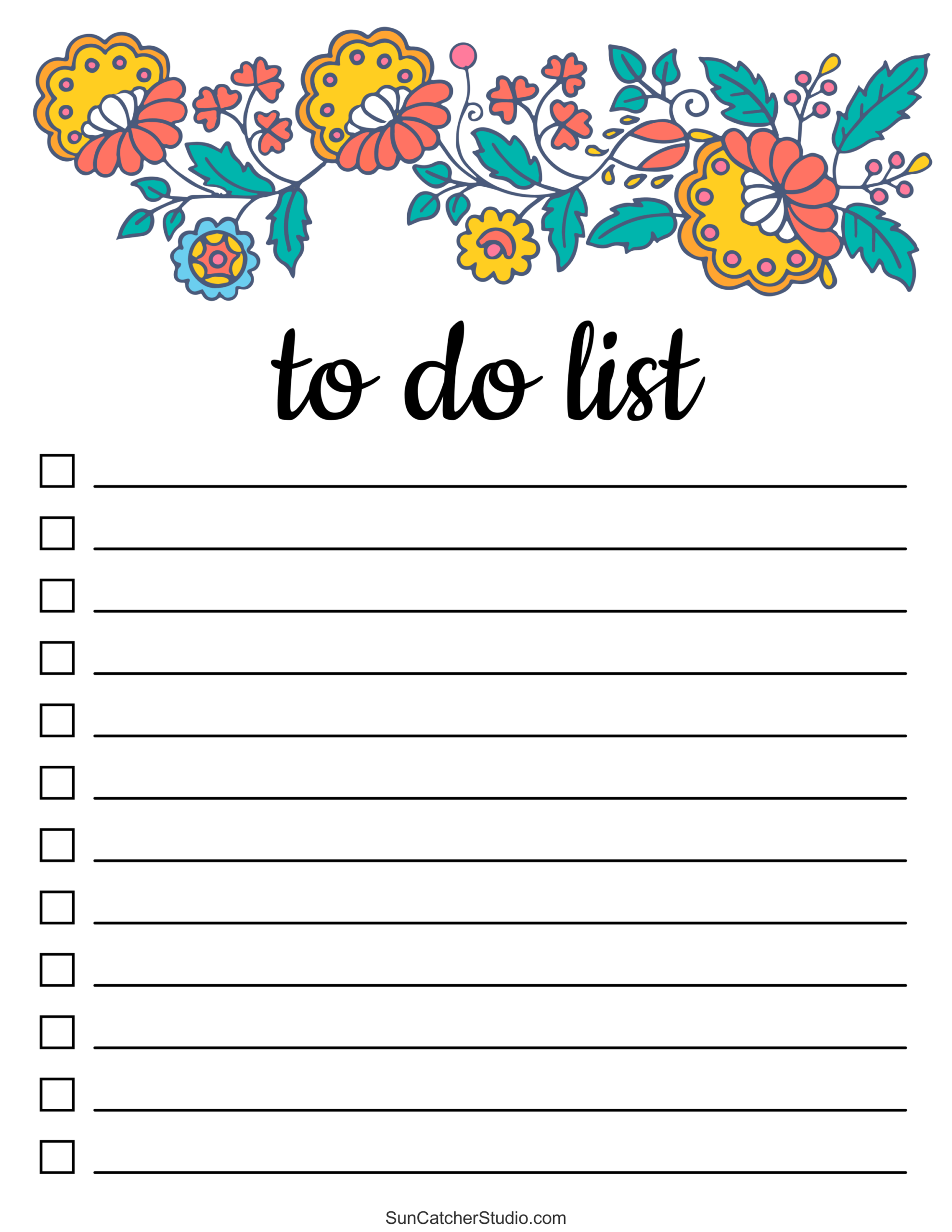to do list pdf to do list pdf