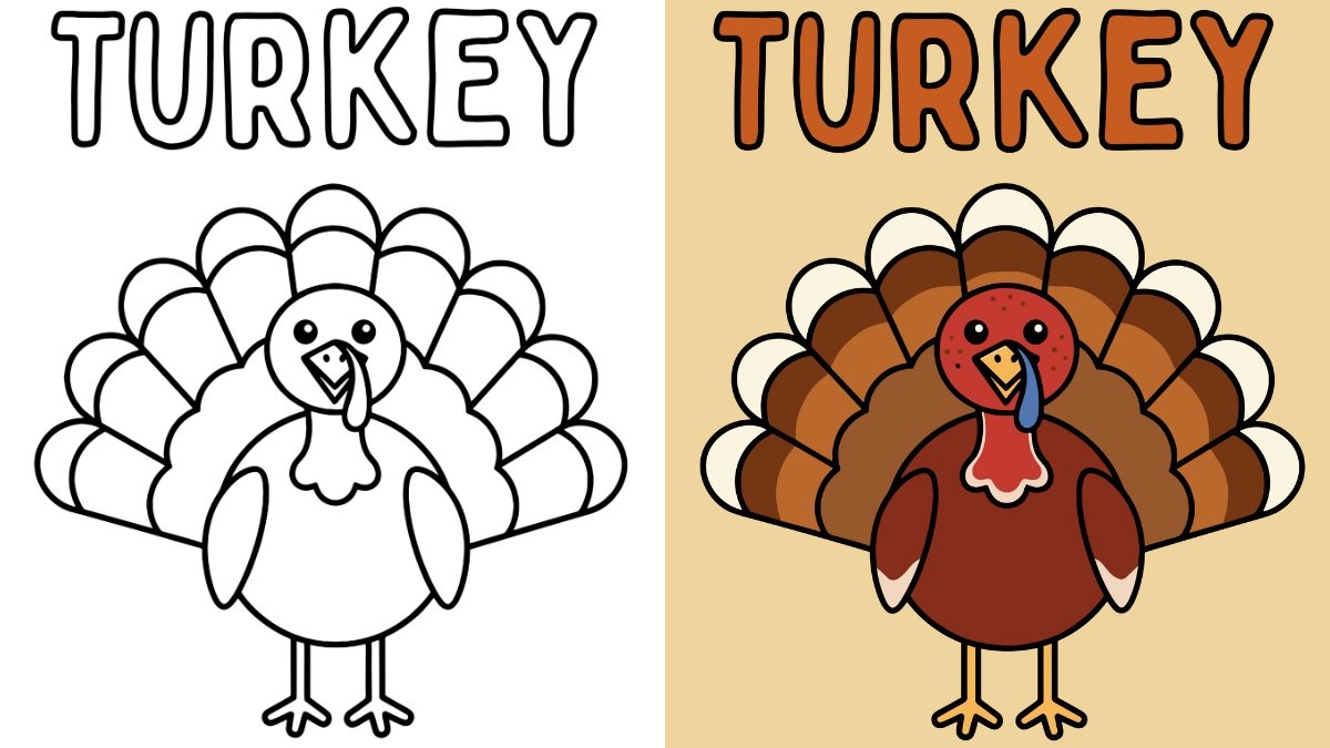 Turkey Coloring Pages 23 Free Printable PDFs Turkey Coloring Pages 23 Free Printable PDFs
