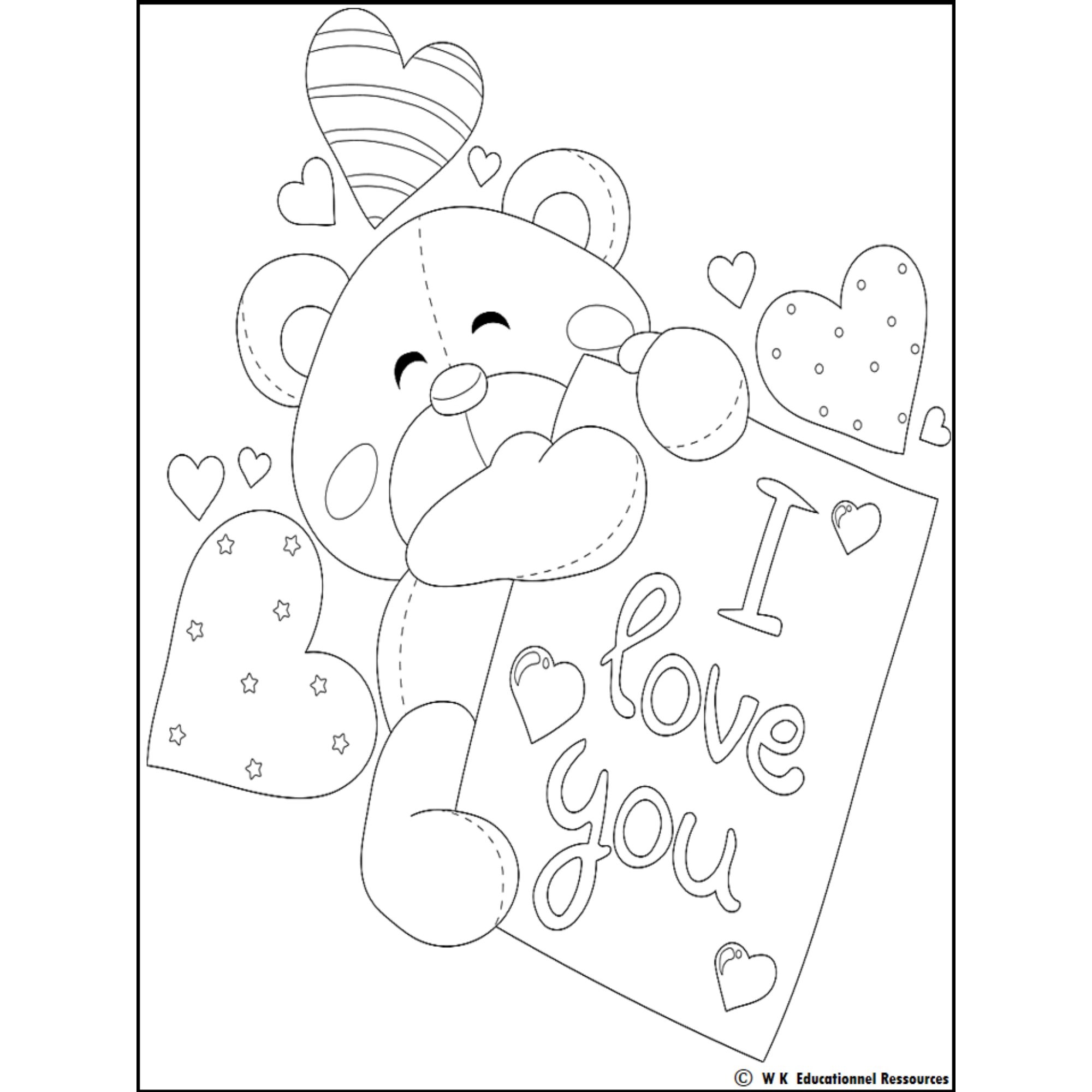 Valentine s Day Cut Animals Coloring Pages Winter Valentines Day Coloring Book Made By Teachers Valentine s Day Cut Animals Coloring Pages Winter Valentines Day Coloring Book Made By Teachers