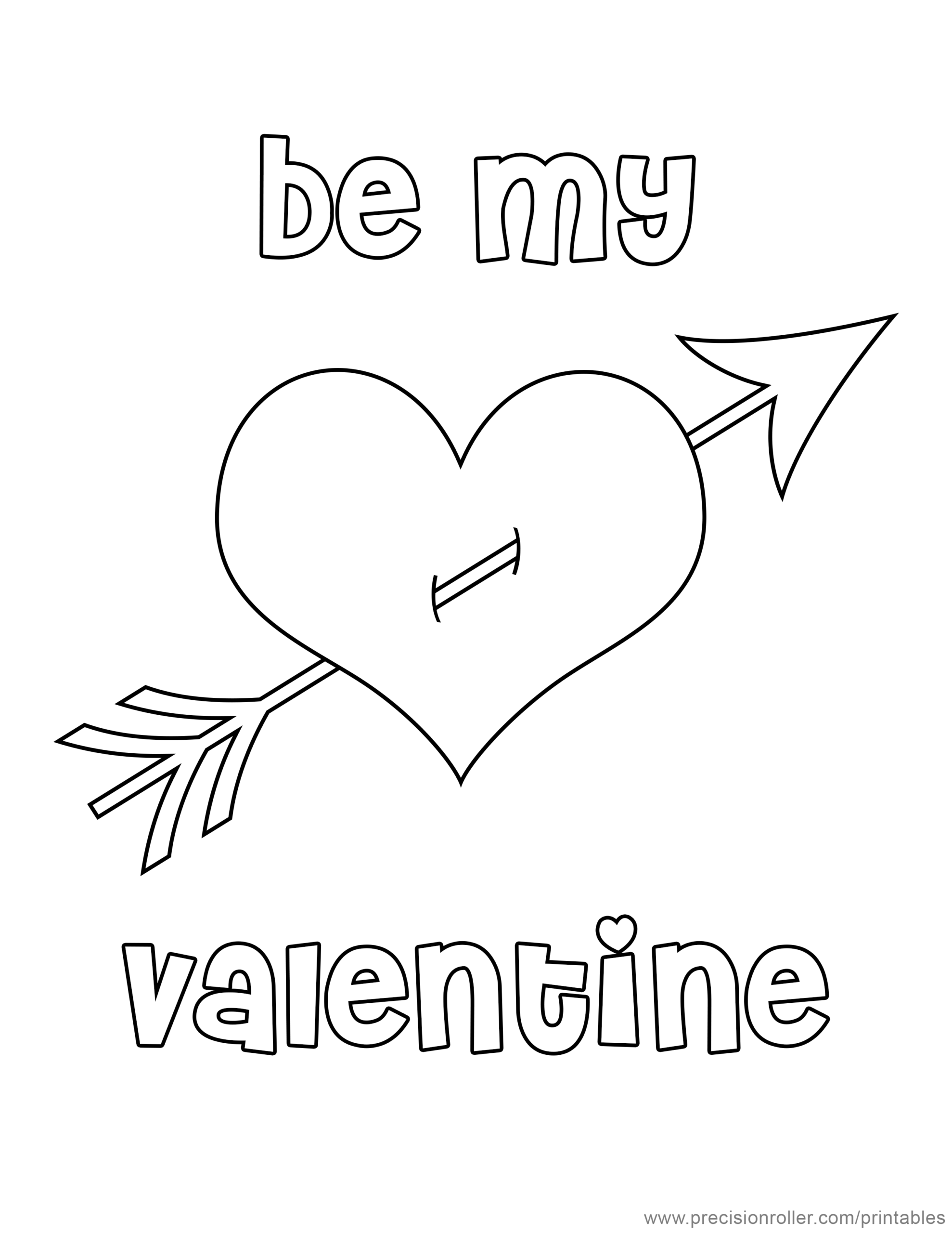 free printable valentines coloring pages
