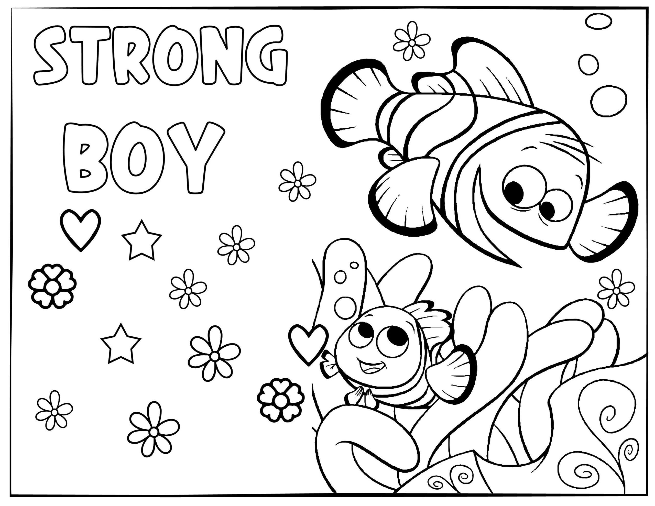 10 Printable Nemo Coloring Page For Birthday Personalized With Name PDF Format Etsy 10 Printable Nemo Coloring Page For Birthday Personalized With Name PDF Format Etsy