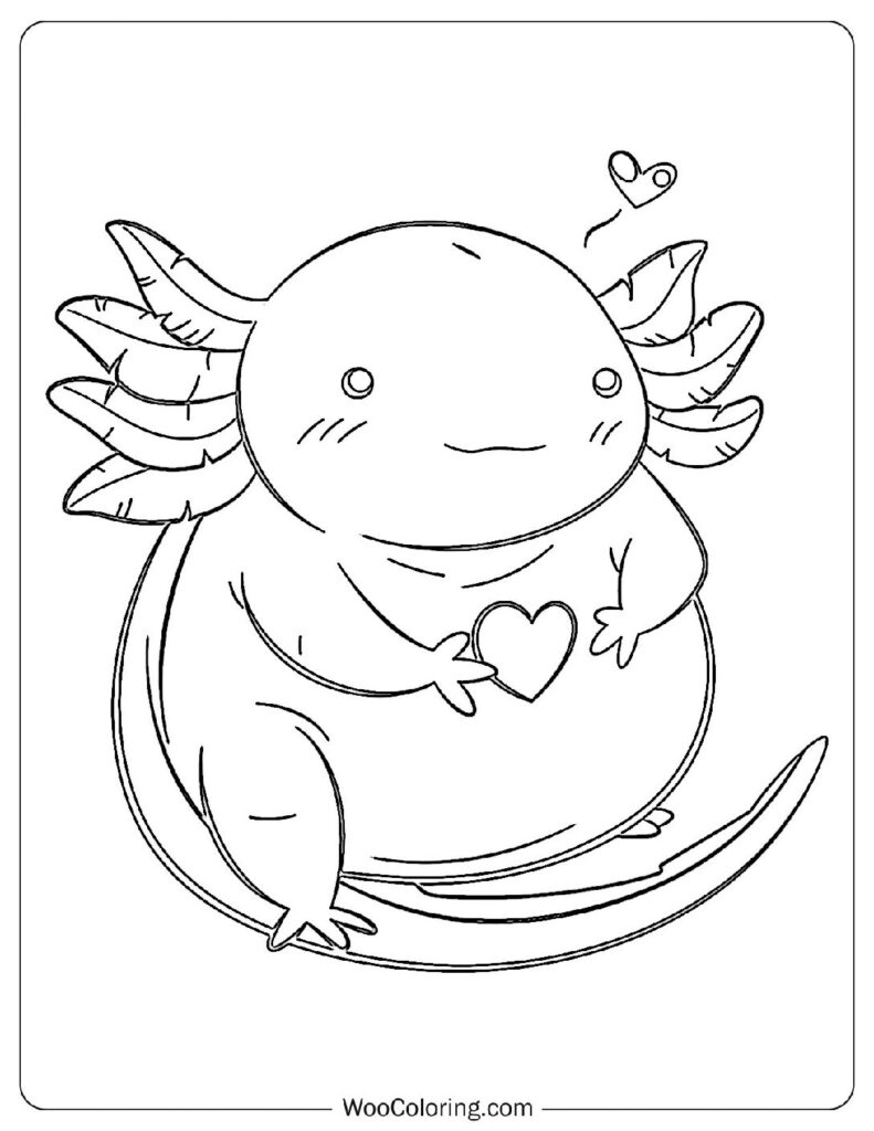 100 Axolotl Coloring Pages Free PDF To Print Woo Coloring 100 Axolotl Coloring Pages Free PDF To Print Woo Coloring