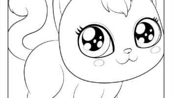 100 Kitten Coloring Pages Free PDF To Print Woo Coloring