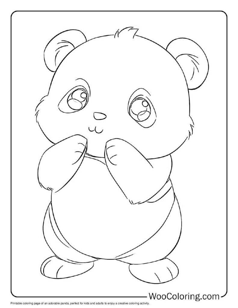 printable panda coloring pages
