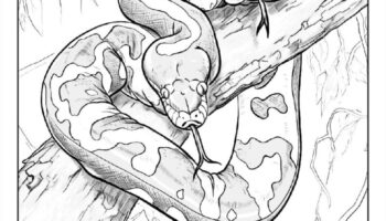 100 Snake Coloring Pages Free PDF To Print Woo Coloring