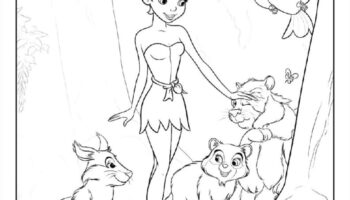 100 Tinker Bell Coloring Pages Free PDF To Print Woo Coloring