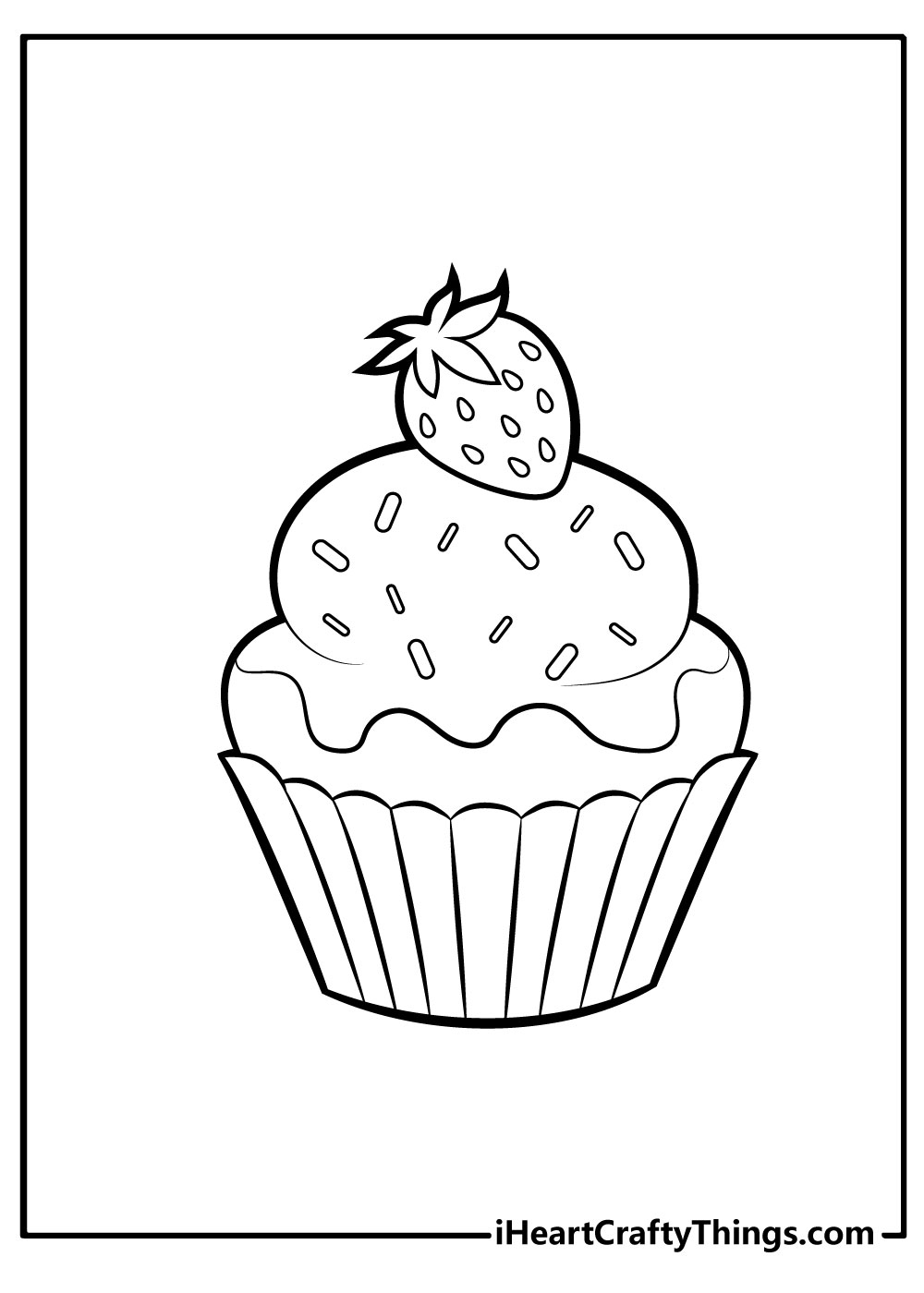 15 Cupcake Coloring Pages 100 Free Printables 15 Cupcake Coloring Pages 100 Free Printables