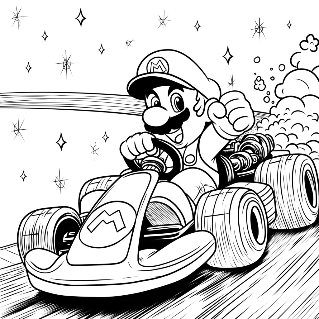 mario kart coloring pages all characters mario kart coloring pages all characters