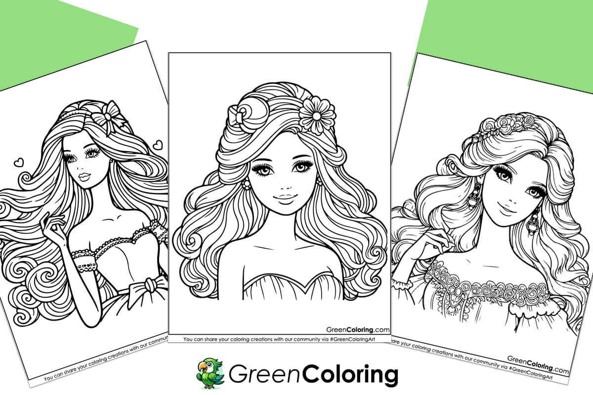 free barbie printable coloring pages free barbie printable coloring pages