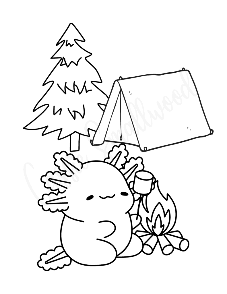 20 CUTEST Axolotl Coloring Pages Cassie Smallwood 20 CUTEST Axolotl Coloring Pages Cassie Smallwood