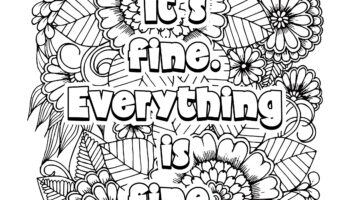20 Funny Adult Coloring Book Printable Pages Etsy