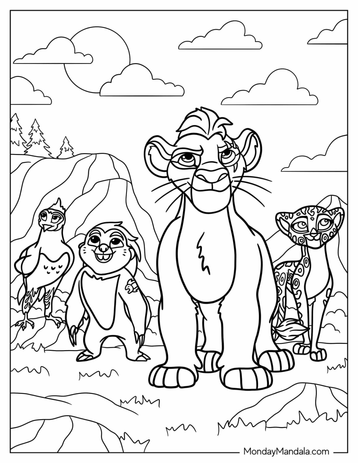 20 Lion Guard Coloring Pages Free PDF Printables 20 Lion Guard Coloring Pages Free PDF Printables