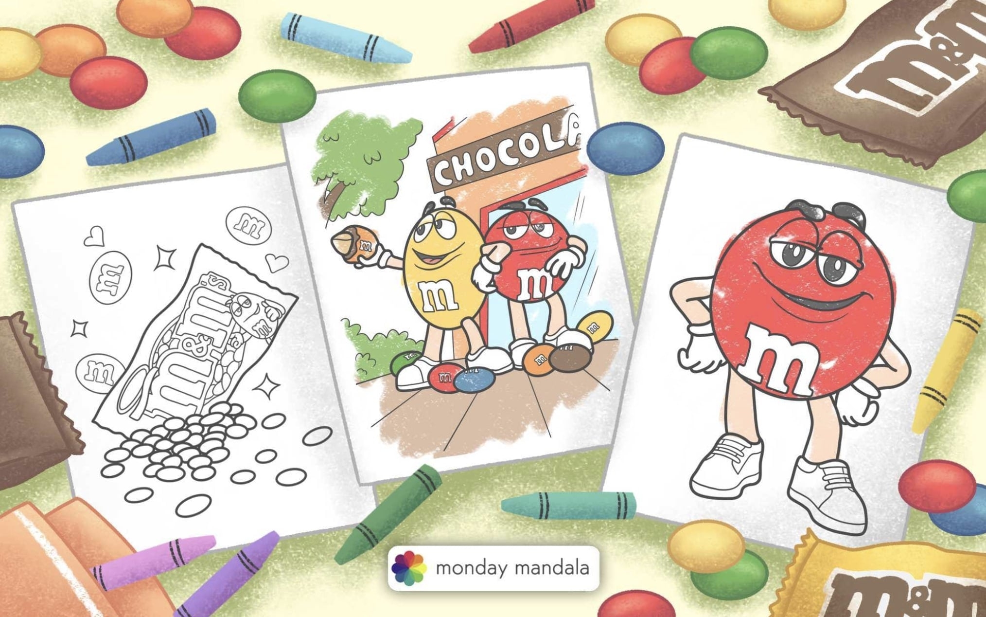 20 M M s Coloring Pages Free PDF Printables 20 M M s Coloring Pages Free PDF Printables