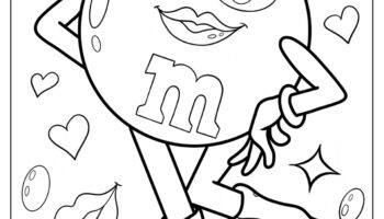 20 M M s Coloring Pages Free PDF Printables 