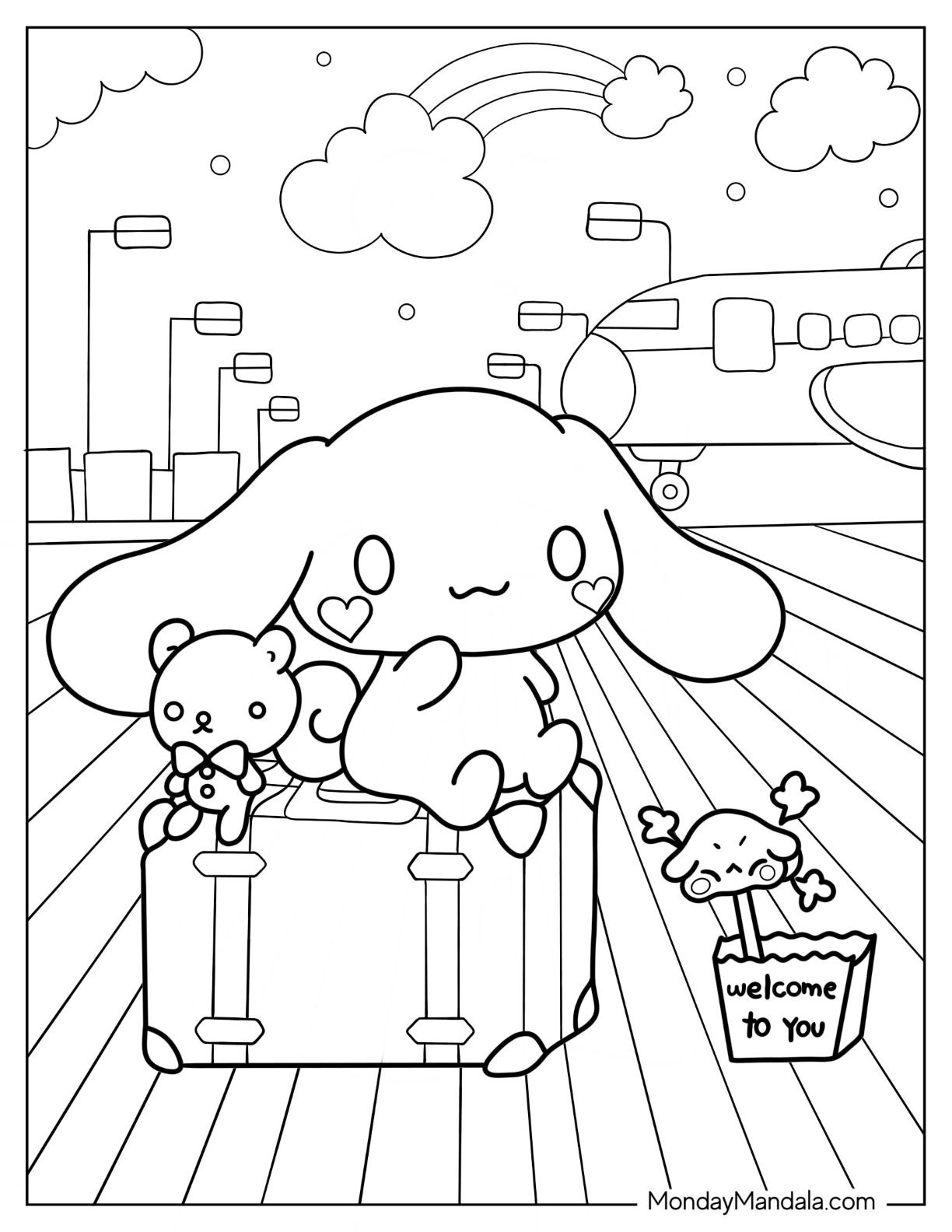 22 Cinnamoroll Coloring Pages Free PDF Printables 22 Cinnamoroll Coloring Pages Free PDF Printables