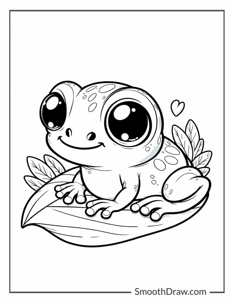 printable frog coloring pages