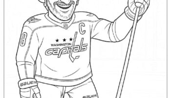 22 NHL Hockey Coloring Pages Free PDF To Print Woo Coloring