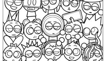 22 Sprunki Coloring Pages Free PDF Printables 