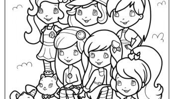 22 Strawberry Shortcake Coloring Pages Free PDF Printables 