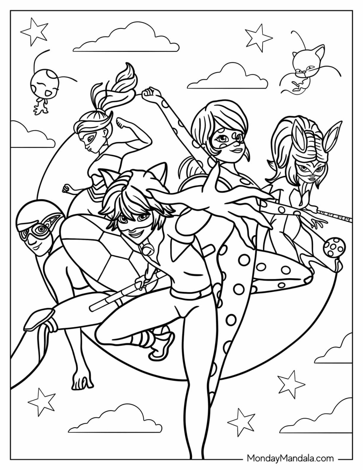 24 Miraculous Ladybug Coloring Pages Free PDF Printables 24 Miraculous Ladybug Coloring Pages Free PDF Printables
