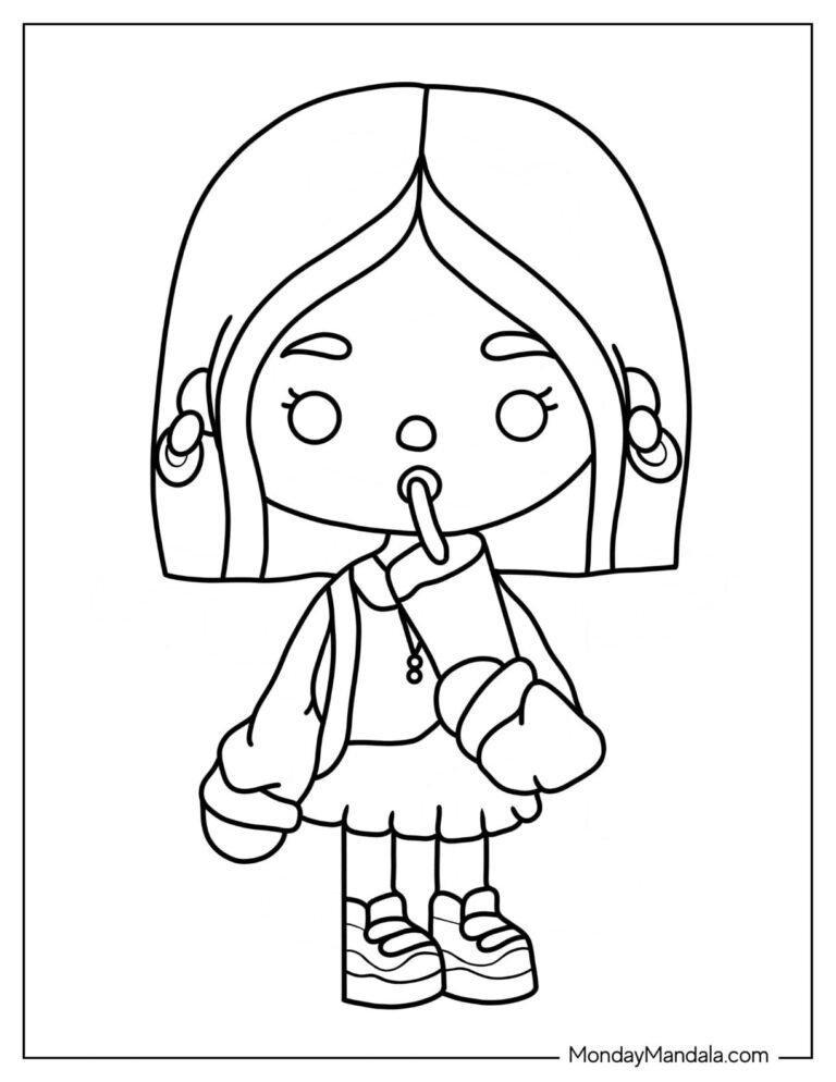 24 Toca Boca Coloring Pages Free PDF Printables 