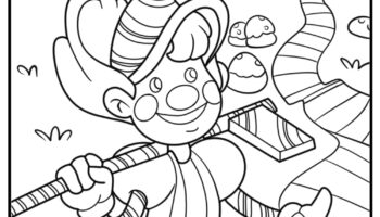 25 Free Candy Land Coloring Pages For Kids