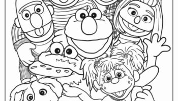 26 Sesame Street Coloring Pages Free PDF Printables 