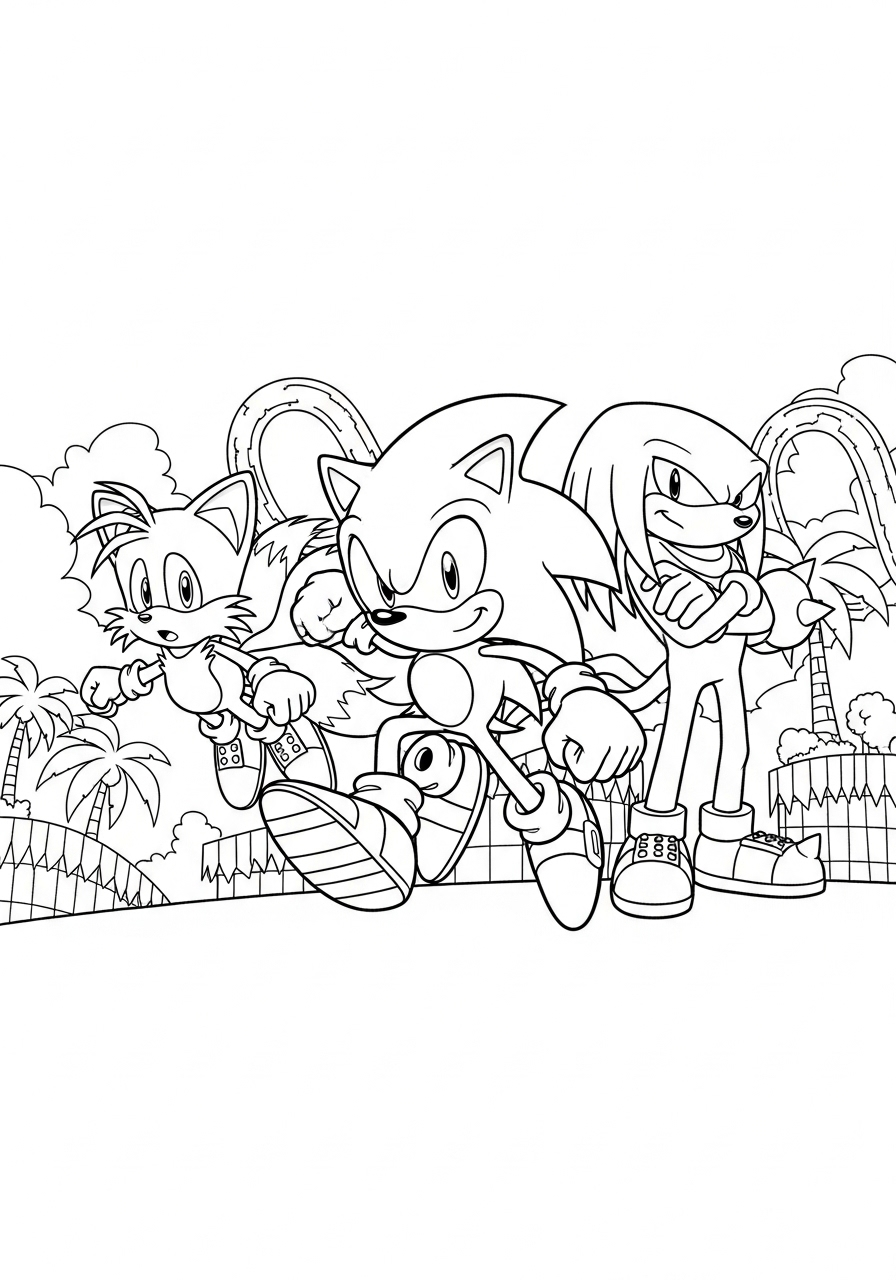 26 Sonic The Hedgehog 3 Coloring Pages Free Printables PDF 