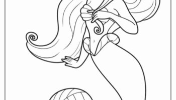 28 Ariel Coloring Pages Free PDF Printables 