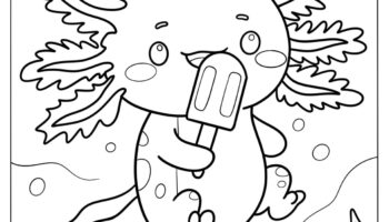 29 Axolotl Coloring Pages Free PDF Printables 